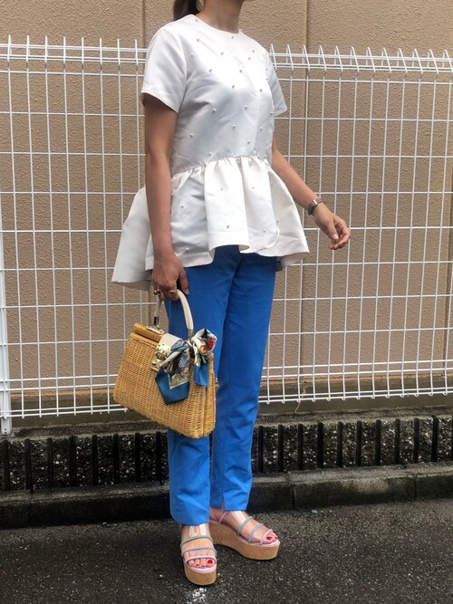 munmun☺︎｜TSURU by Mariko Oikawaのシャツ・ブラウスを使ったコーディネート - WEAR