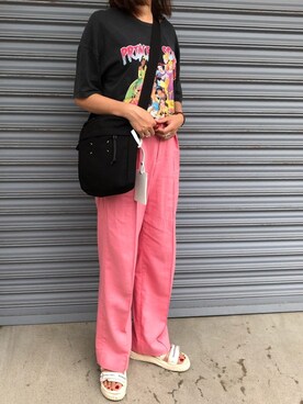 munmun☺︎さん（レディース・160cm）の夏コーディネート