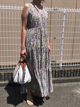 munmun☺︎さん（レディース・160cm）の夏コーディネート