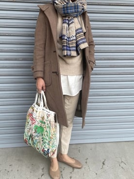 munmun☺︎さん（レディース・160cm）の冬コーディネート