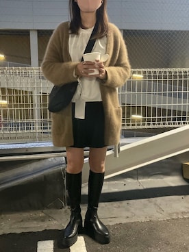 munmun☺︎さん（レディース・160cm）の冬コーディネート