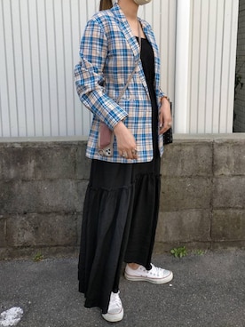 munmun☺︎さん（レディース・160cm）の春コーディネート