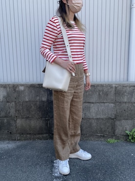 munmun☺︎さん（レディース・160cm）の春コーディネート