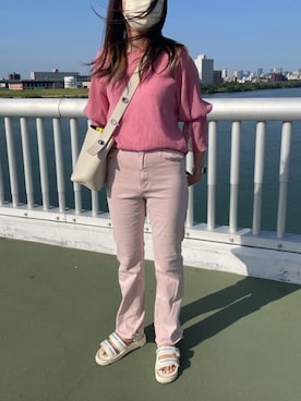 munmun☺︎さん（レディース・160cm）の夏コーディネート