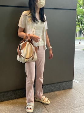 munmun☺︎さん（レディース・160cm）の夏コーディネート