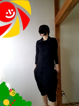 「kiryuyrik（キリュウキリュウ）のアイテム（つなぎ/オールインワン）」を使った、Kanaさん（レディース・158cm）の春コーディネート
