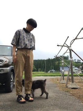 「TIMELY WARNING（タイムリーワーニング）のアイテム」を使った、Zagiさん（レディース・152cm）の夏コーディネート