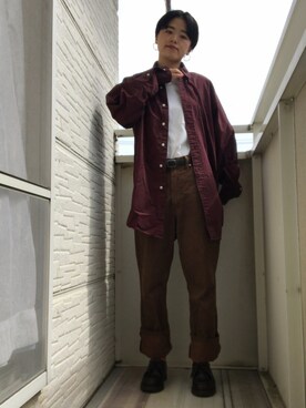 「Ralph Lauren」｜「アイテム（その他シューズ）」を使った、Zagiさん（レディース・152cm）の秋コーディネート