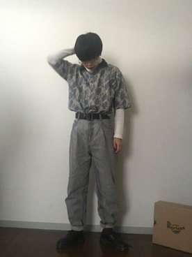 「TIMELY WARNING（タイムリーワーニング）のアイテム」を使った、Zagiさん（レディース・152cm）の秋コーディネート