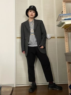 「PUBLUX（パブリュクス）のアイテム（アクセサリー）」を使った、Zagiさん（レディース・152cm）の冬コーディネート