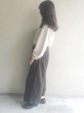 「ベージュブラウン」｜yukiさん（レディース・159cm）の秋コーディネート