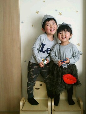 Shun☺Yuzuさん(キッズ・90cm)の春コーディネート