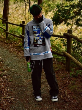 「SONIC」｜大空【相互フォロー】さん（メンズ・171cm）の秋コーディネート