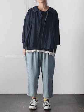 「blue」｜「アイテム（その他）」を使った、basco_kusakanmuriさん（レディース・163cm）の冬コーディネート