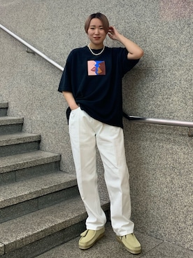 「OBEY」｜リホさん（レディース・162cm）の春コーディネート