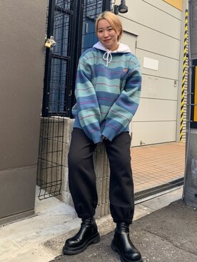 リホさん(レディース・162cm)の冬コーディネート