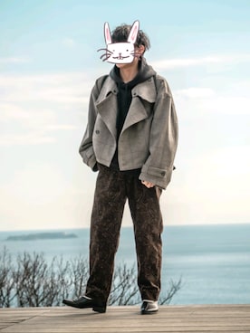 ざわさん（メンズ・168cm）の冬コーディネート