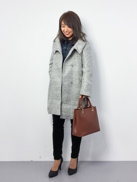 natsuさん（レディース・155cm）の冬コーディネート