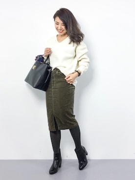 natsuさん（レディース・155cm）の冬コーディネート