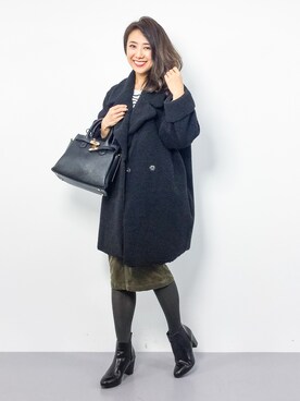 natsuさん（レディース・155cm）の冬コーディネート