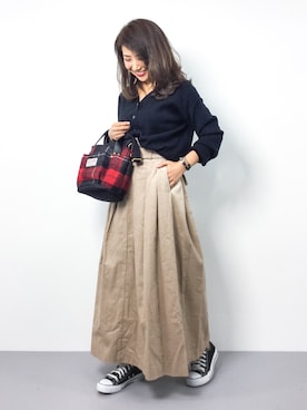 natsuさん（レディース・155cm）の冬コーディネート