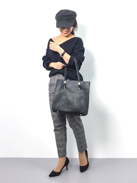 natsuさん（レディース・155cm）の冬コーディネート