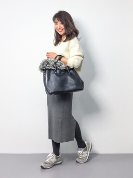 natsuさん（レディース・155cm）の冬コーディネート