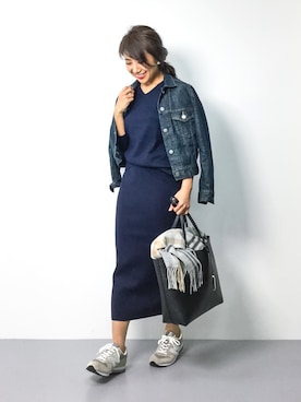 「CLEARIMPRESSION （クリアインプレッション）のアイテム」を使った、natsuさん（レディース・155cm）の冬コーディネート