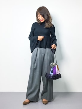 natsuさん（レディース・155cm）の冬コーディネート