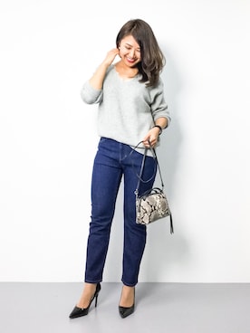 natsuさん（レディース・155cm）の冬コーディネート