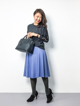 natsuさん（レディース・155cm）の冬コーディネート