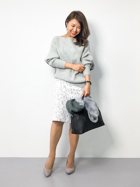 natsuさん（レディース・155cm）の冬コーディネート