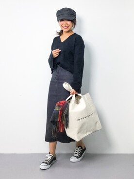 natsuさん（レディース・155cm）の冬コーディネート