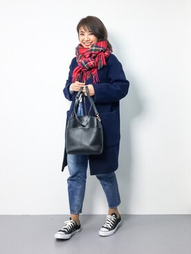 natsuさん（レディース・155cm）の冬コーディネート