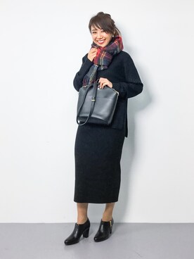 natsuさん（レディース・155cm）の冬コーディネート