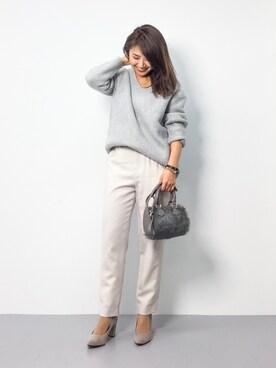 natsuさん（レディース・155cm）の冬コーディネート