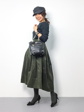 natsuさん（レディース・155cm）の冬コーディネート