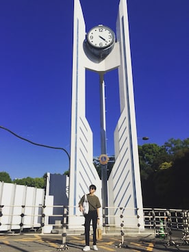 「FOREVER 21（フォーエバー トゥエンティーワン）のアイテム（バッグ）」を使った、master .タイさん（メンズ・176cm）の夏コーディネート