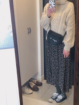 ｈａｒｕさん（レディース・166cm）の冬コーディネート