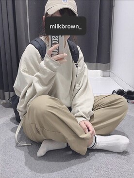 「アイテム（キャップ）」を使った、Koyuriさん（レディース・158cm・10代）の秋コーディネート
