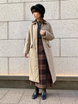 minako.tさん(レディース・167cm)の冬コーディネート