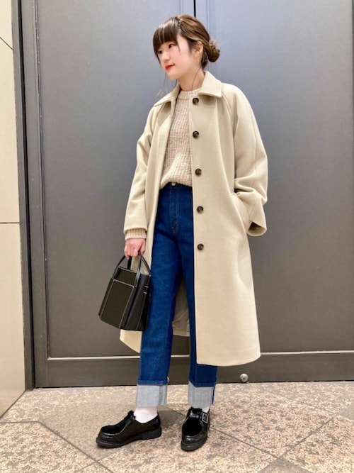 Minako T ユナイテッドアローズ 有楽町店 Beauty Youth United Arrowsのステンカラーコートを使ったコーディネート Wear Minako T ユナイテッドアローズ 有楽町店 Beauty Youth United Arrowsのステンカラーコートを使ったコーディネート Wear