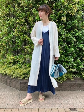 「CAMINANDO（カミナンド）のアイテム」を使った、minako.tさん（レディース・167cm）の春コーディネート