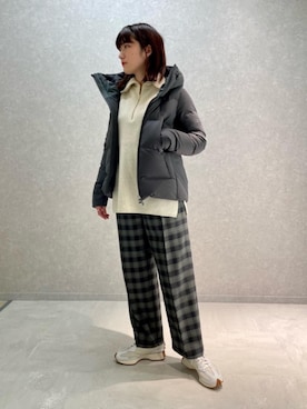 「DESCENTE ALLTERRAIN（デサント　オルテライン）のアイテム（ジャケット/アウター）」を使った、minako.tさん（レディース・167cm）の秋コーディネート