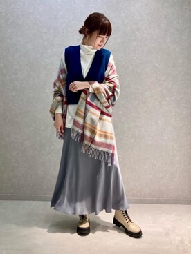 「ジョンストンズ」｜minako.tさん（レディース・167cm）の冬コーディネート