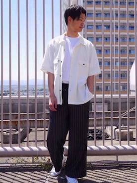 Chikuma Isogaiさん（メンズ・178cm）の春コーディネート