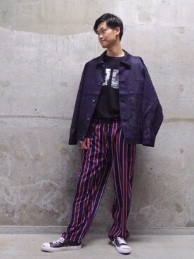 Chikuma Isogaiさん（メンズ・178cm）の春コーディネート