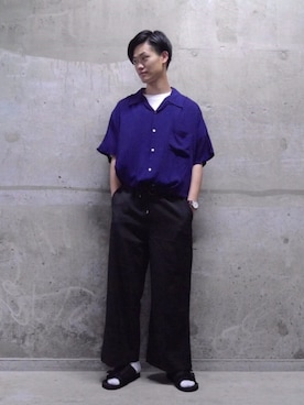 Chikuma Isogaiさん（メンズ・178cm）の夏コーディネート