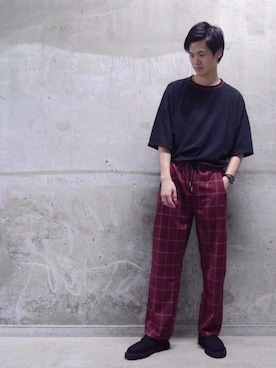 Chikuma Isogaiさん（メンズ・178cm）の夏コーディネート