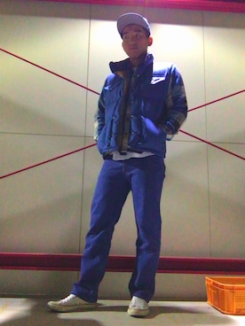 「＃サーマル」｜しばけんさん（メンズ・177cm）の冬コーディネート
